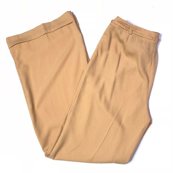 Metro Style Tan Pantsuit Set Blazer & Trousers 10T w/ Spare Button - Picture 5 of 8